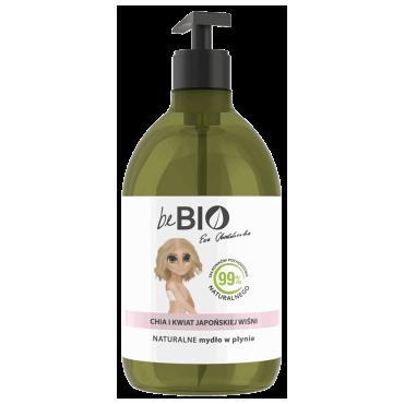 BeBio -  BEBIO Ewa Chodakowska naturalne mydło w płynie chia i kwiat japońskiej wiśni