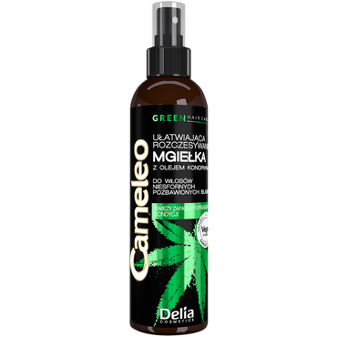 Cameleo Green -   Cameleo Green mgiełka do włosów z olejem konopnym w sprayu, 200 ml