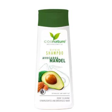 COSNATURE -  Naturalny regenerujący szampon do włosów z awokado i migdałami, 200 ml
