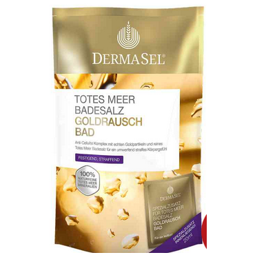 Dermasel -  Dermasel sól do kąpieli z Morza Martwego Złocista Gold Exklusiv