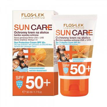 FLOSLEK -  FLOSLEK SUN CARE Ochronny krem na słońce SPF 50
