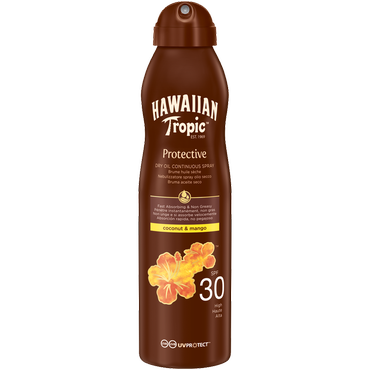 Hawaiian Tropic -   Hawaiian Tropic Protective olejek do opalania w sprayu SPF 30, 177 ml
