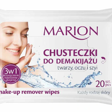 Marion -  Marion Chusteczki do demakijażu twarzy, oczu i szyi 3w1