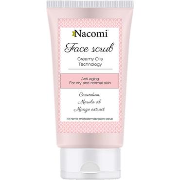 Nacomi -  Nacomi Face Scrub Przciwzmarszczkowy peeling do twarzy z korundem