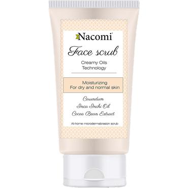 Nacomi -  Nacomi Face Scrub Nawilżający peeling do twarzy z korundem