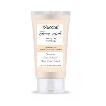 Nacomi -  Nacomi Nawilżający peeling do twarzy z korundem i olejem z migdałów, 85 ml 