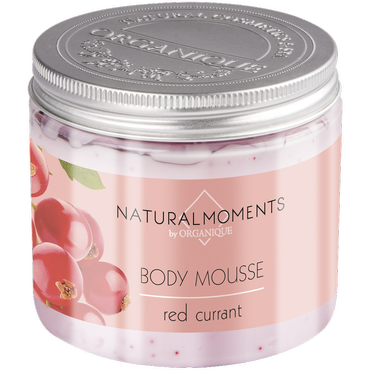 NATURAL MOMENTS -  NATURAL MOMENTS BY ORGANIQUE RED CURRANT kremowy mus do ciała, 200 ml