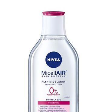 Nivea -  NIVEA Płyn micelarny Formuła 3w1 Cera sucha 400 ml