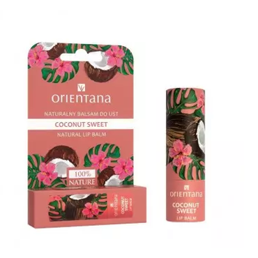 ORIENTANA -  Orientana Naturalny balsam do ust - Coconut Sweet, 4,2 g