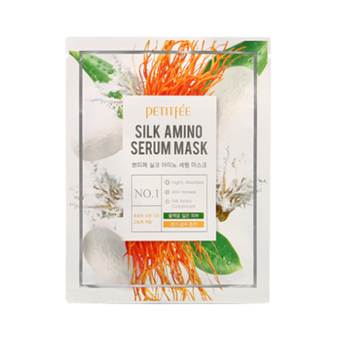 PETITFEE -  Petitfee Silk Amino Serum Mask 25 gr