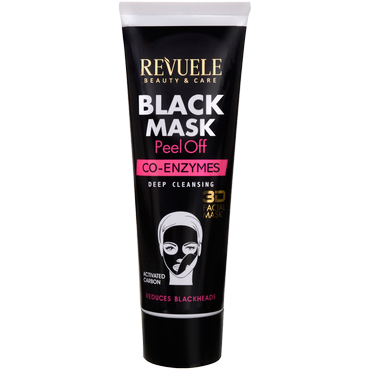 REVUELE -  REVUELE BLACK MASK oczyszczająca maska do twarzy peel off, 80 ml