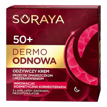 Soraya -  Soraya Dermo Odnowa 50+ Odżywczy krem przeciw zmarszczkom i przebarwieniom na noc 