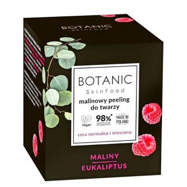 Botanic Skin Food -  Botanic Skin Food  Malinowy peeling do twarzy Maliny i Eukaliptus 