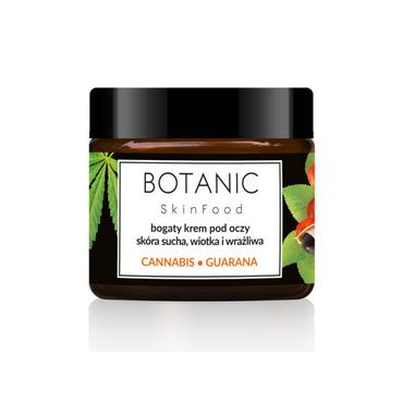 Botanic Skin Food -  Botanic Skin Food Bogaty krem pod oczy Cannabis Guarana