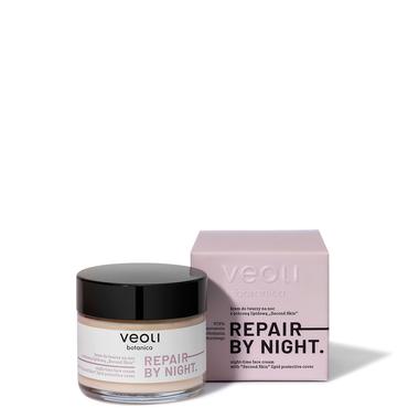 Veoli botanica -  Veoli Botanica Krem do twarzy na noc z ochroną lipidową “Second Skin” REPAIR BY NIGHT